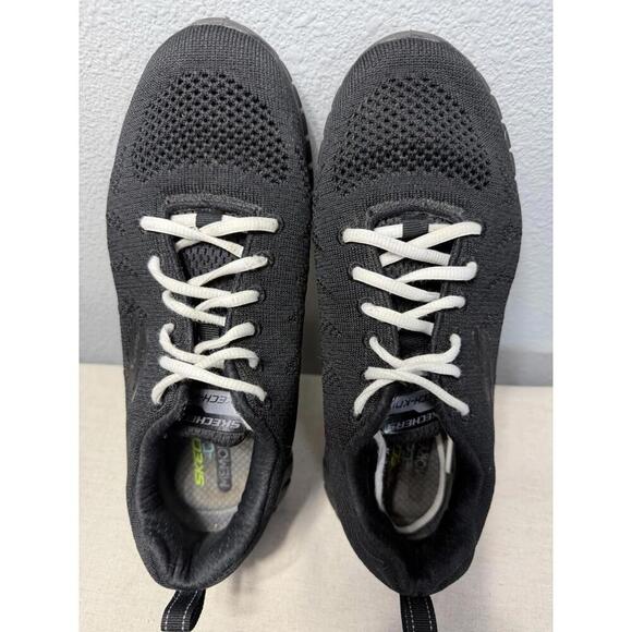 Skechers Overhaul Debbir Memory Foam Shoes  Black Sz 8.5 - Picture 9 of 9